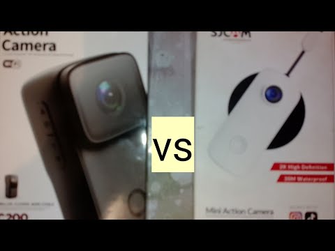 Видео: не большое сравнения sjcam c200 и sjcam c100plus ют режет качество