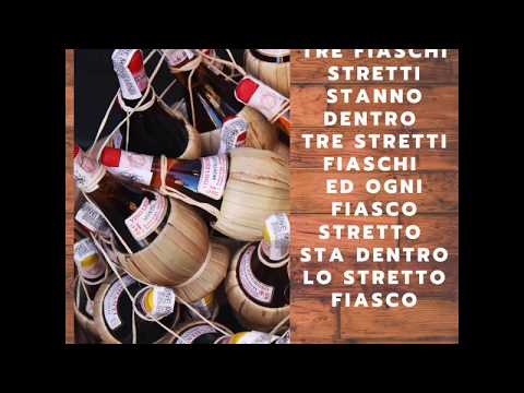 Видео: Італійська мова. Скоромовка про винні бутлі та  буквосполучення  -schi-