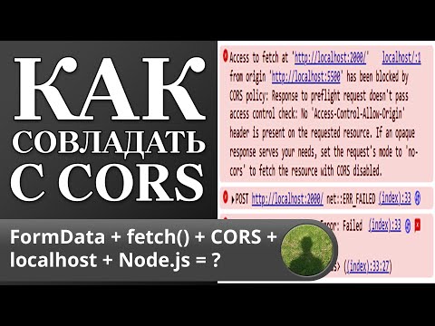 Видео: Как совладать с CORS