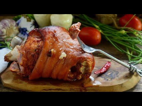 Видео: Свиная рулька в казане на дровах.ВКУСНОТИЩА!!!