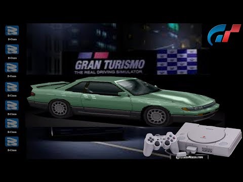 Видео: Подержанный Nisan Silvia в воскресном кубке. Прохождение Gran Turismo 1