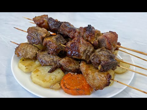 Видео: Идеальный Шашлык на Кефире в Духовке / Рецепт Шашлыка из Свинины / Шашлык в Духовке / Barbecue