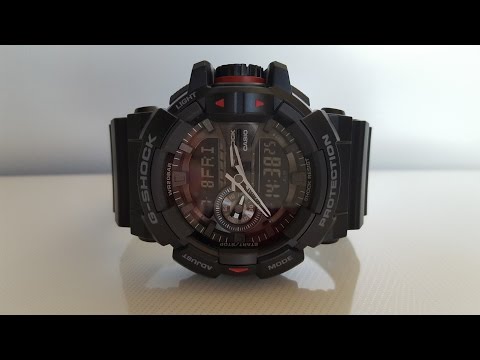 Видео: Обзор и настройка CASIO G-SHOCK GA-400-1B (Review and setting)