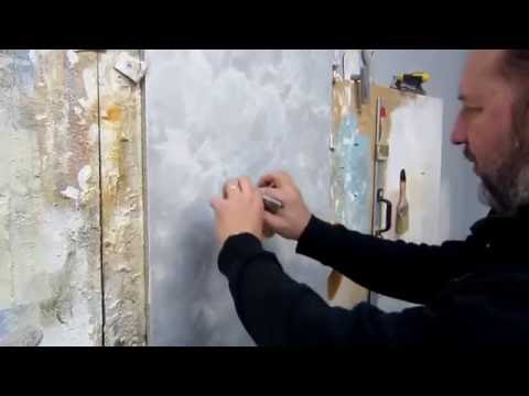 Видео: Нанесение декоративной краски с песчаной поверхностью 'Фианит' (Dessa decor)