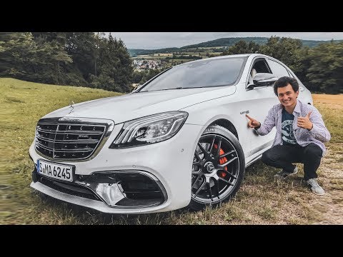 Видео: Новый Mercedes S-Class! Первый тест на S 63 - 612 сил, 3.5 с до 100 км/ч + 0-260!) AMG-обзор : )