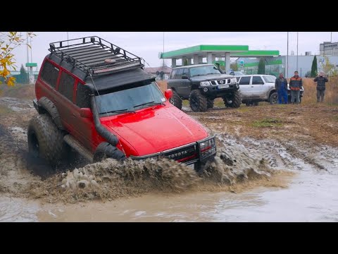 Видео: Offroad. ЧТО ЛУЧШЕ?!?  Patrol 61 VS Land Cruiser 80 на ПОРТАЛАХ!