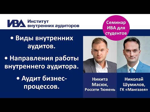 Видео: Коротко о внутреннем аудите. Виды внутренних аудитов. Направления работы внутреннего аудитора.