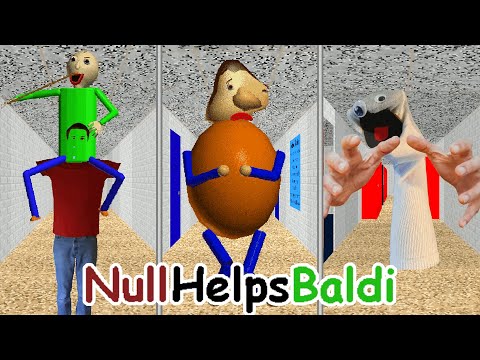 Видео: Нулл помогает Балди // Застенчивый Хулиган █ Baldi's Basics █