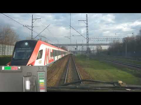 Видео: Вид из кабины машиниста. Участок Подольск - Царицыно.