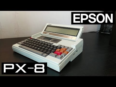 Видео: Epson PX-8. Самый. Древний. Ноутбук. В моей коллекции.