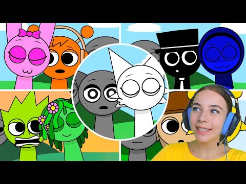 Видео: ВСЕ ПАРЫ SPRUNKI! (Kiss Mod)