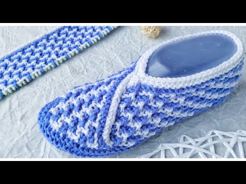 Видео: НОВИНКА! Домашние следки спицами. ТАК МЫ ЕЩЕ НЕ ВЯЗАЛИ
