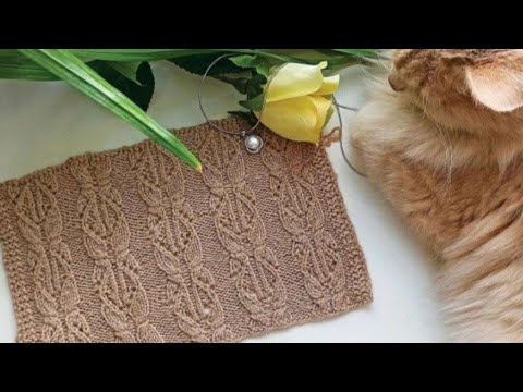 Видео: 📌Изящные узоры спицами. Схемы.