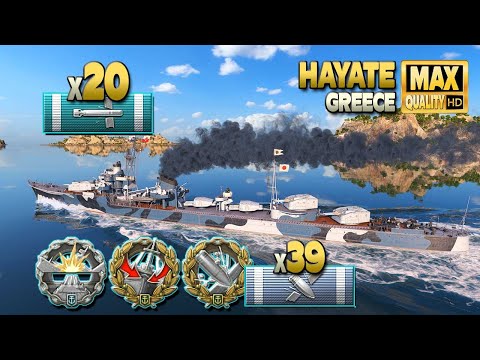 Видео: Эсминец Хаяте: мощные торпеды - World of Warships