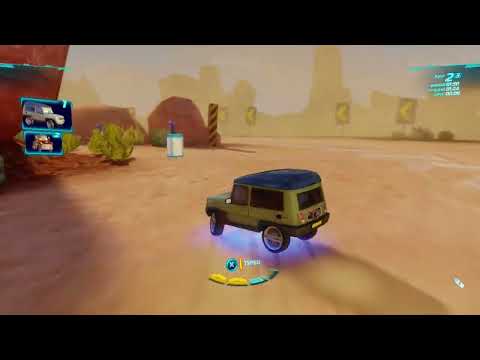 Видео: Тачки 2 (Xbox 360) - Боевой Заезд - 3 круга - Тяжелая Сложность - Заезд "Каньон" - Майлс Карданвал