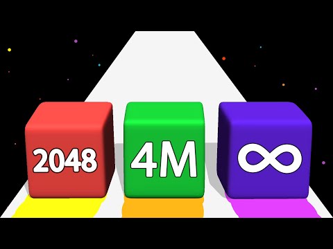 Видео: 2048 Run - Слияние Infinity Cube Run (4M - 4194304)