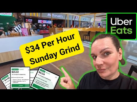 Видео: Сколько я заработал за воскресную утреннюю смену в UberEats в Брисбене (более 34 долларов в час!)