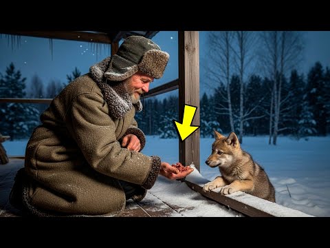 Видео: Волчонок пришёл на крыльцо лесника — итог этой встречи поразил всех!