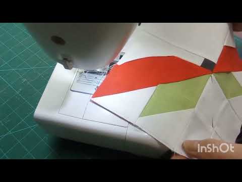 Видео: Блок "Стрекоза" из ткани магнатекс, применение его в наволочках.