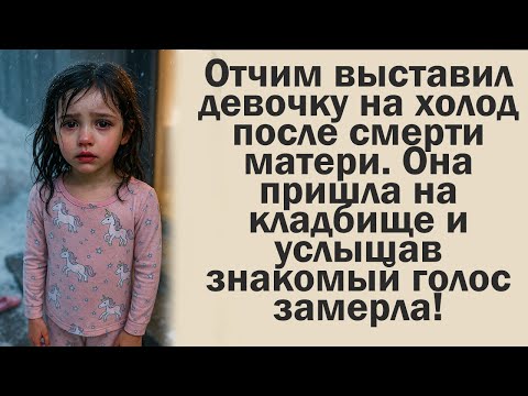 Видео: Отчим выставил девочку на холод после смерти матери. Она пришла на кладбище и услышав знакомый голос