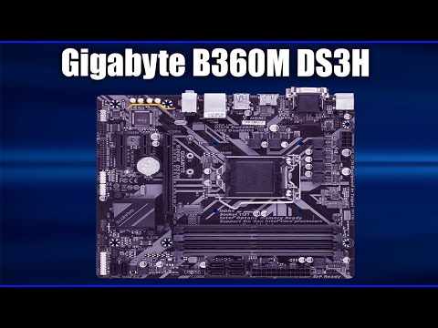 Видео: Материнская плата Gigabyte B360M DS3H