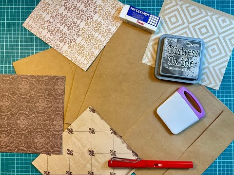 Видео: Журнал-конверт для мусора, часть 1