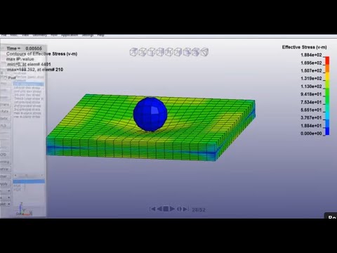 Видео: Моделирование композитов в программе LS DYNA  Видео неполное