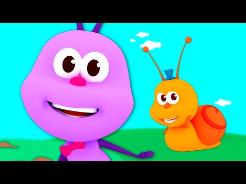 Видео: Час весёлых песенок про насекомых | Детское Королевство