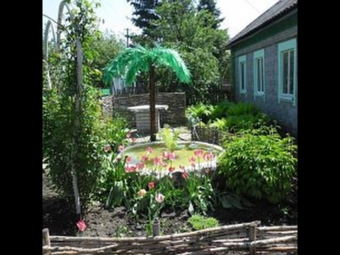 Видео: Пальма из пивных бутылок !!