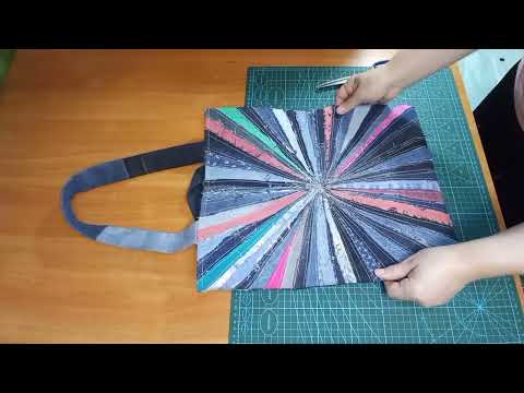 Видео: DIY 💙 СУМКА КОСМОС ИЗ ОБРЕЗКОВ 🩵 УТИЛИЗАЦИЯ ДЖИНСА DISPOSAL OF OLD JEANS, PIECES #diy #sewing  #top