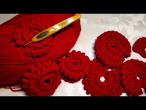 Видео: ПРОСТО И ЭФФЕКТНО 🌺 МК #вязаныймотив #ирландскоекружево из толстой пряжи #фриформ