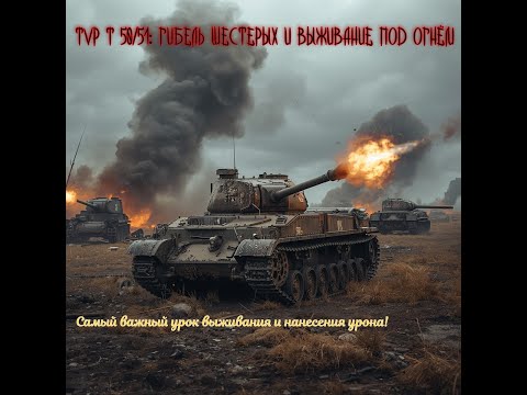 Видео: TVP T 50/51: Гибель шестерых и слава героя под шквалом огня