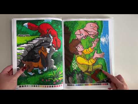 Видео: Законченная раскраска Ашет 10 том, Finished coloring book Hachette Les Grangs Classiques Tome 10