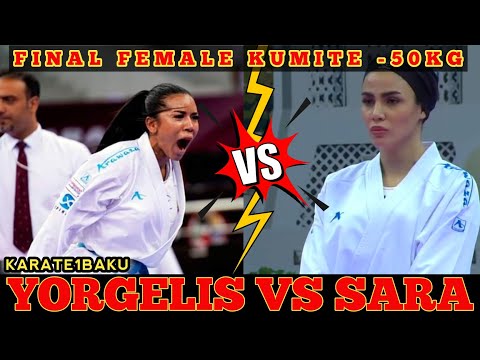 Видео: ЗОЛОТАЯ МЕДАЛЬ 🏅 ФИНАЛЬНЫЙ ЖЕНСКИЙ КУМИТЭ -50 КГ ЙОРГЕЛИС САЛАЗАР (ВЕН) ПРОТИВ САРЫ БАХМАНЬЯР (ИР...