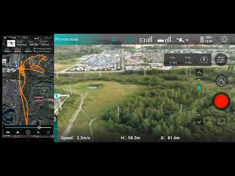 Видео: 4s акб полёт в спорт режиме hubsan zino pro