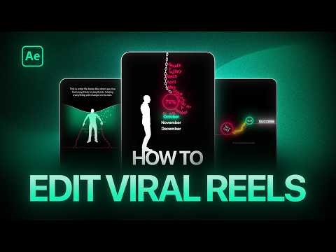 Видео: 🔥Как редактировать вирусные ролики в After Effects [Полное руководство по редактированию]