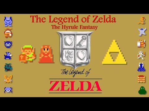 Видео: Zelda no Densetsu 1 - The Hyrule Fantasy - FF Challenge. Прохождение всех игр Famicom.