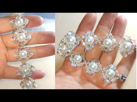Видео: Bileklik yapımı * Браслет из бусин * Beaded bracelet *