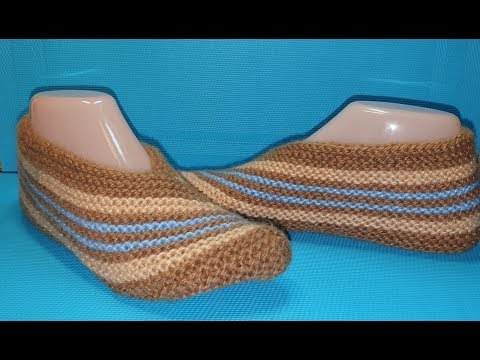 Видео: #469 ТАПОЧКИ ДЛЯ НАЧИНАЮЩИХ ОДНИМ ПОЛОТНОМ. МАСТЕР КЛАСС.