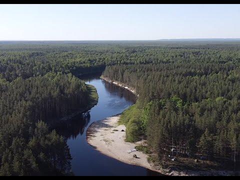 Видео: Сплав по реке Лух.