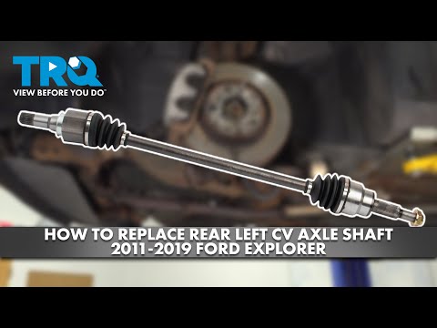 Видео: Как заменить задний левый приводной вал на Ford Explorer 2011-2019