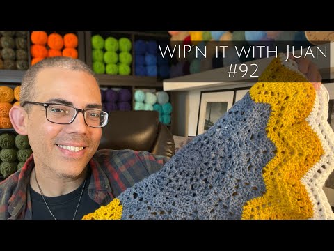 Видео: WIP’n IT WITH JUAN № 92 — Давайте вязать крючком и общаться!