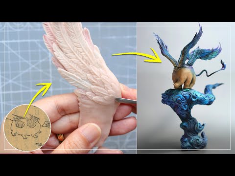 Видео: Как сделать Морриса из полимерной глины в стиле Шан-Чи