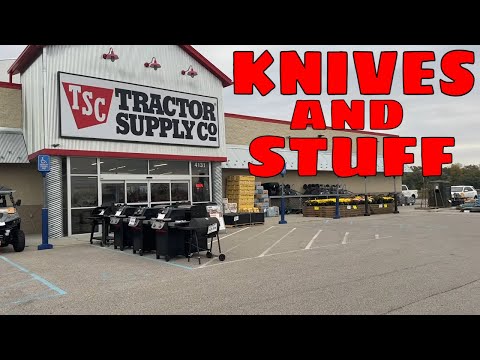 Видео: Покупка ножей в TRACTOR SUPPLY — ножи и прочее!