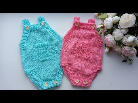 Видео: Боди для новорожденных спицами/ боди из пряжи детская новинка