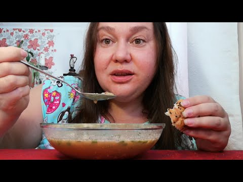 Видео: ЖАРИЩА🌡️у нас ☀️ Мукбанг 💥 ОКРОШКА🥗😋 и АРБУЗИК🍉