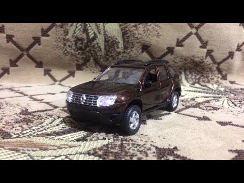 Видео: Обзор масштабной модели Renault Duster Autotime