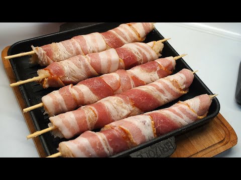 Видео: А что так можно было?  А то! Куриное «Эскимо» в беконе 💥💥💥