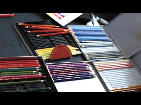 Видео: Миссия невыполнима?Замена карандашам  Faber Castell Polychromos