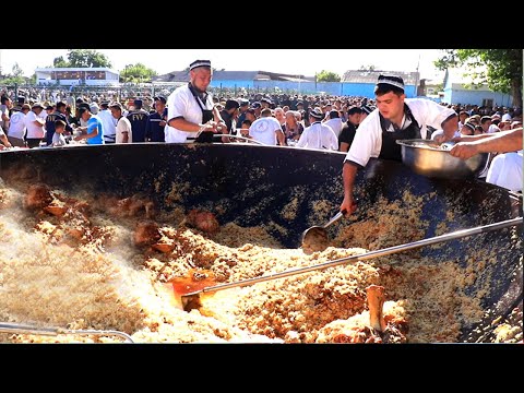 Видео: Приготовили самый большой в мире плов 5 тонн